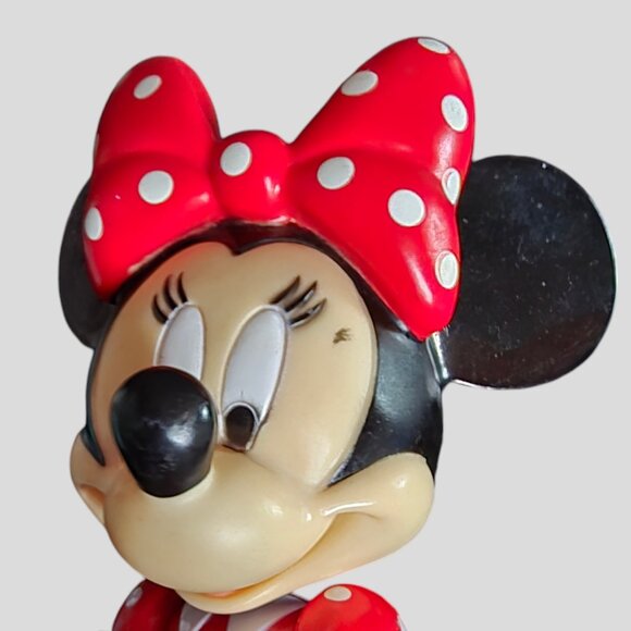 Vintage DISNEY MINNIE MOUSE Poseable Moveable 8" Iconic Dress - Picture 4 of 6